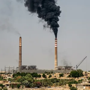 Pollution persistante à Ahwaz : la centrale de Ramin continue de brûler du mazout